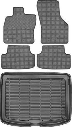 OEM Juego De Alfombrillas De Goma Para Coche Y Maletero Para Audi A3 Iii 8v Sportback (2012-2020)