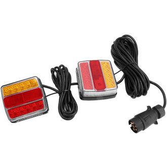 OEM Luces Traseras Led Para Remolque De Cami&oacute;n, Luces Traseras, Intermitentes Rojos Y Amarillos, Luces De Advertencia De Seguridad -crezuo