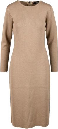 Fabiana Filippi Wool Knit Dress - Beige