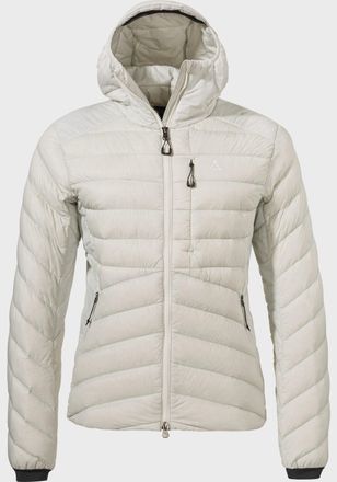 Sch&ouml;ffel Outdoorjacke SCH&Ouml;FFEL Down Jacket Tschierval L, Damen, Gr. 36, beige (9040, natur), Oberstoff : 100% Nylon; Futter : 100% Nylon; Wattierung : 100% Pol
