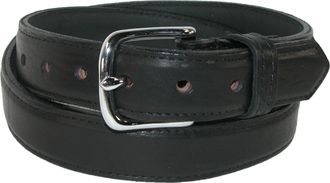 Boston Leather Mens Big & Tall Bison Leather Belt