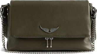 Zadig&Voltaire Borsa a spalla Rocky Wings - Verde