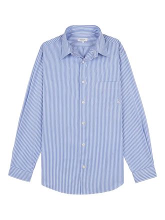 Sporty & Rich SRC striped pocket shirt - Blu