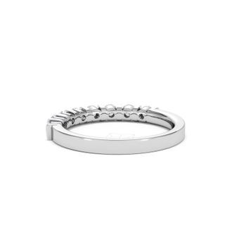 The Diamond Store HANNAH PLATINUM Diamond ETERNITY RING 0.50CT H/SI