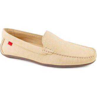 Marc Joseph New York Broadway Leather Venetian Driver Loafer in Sand Italo Grainy at Nordstrom, Size 10.5
