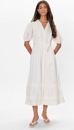 Rebecca Taylor Lorelai Shirt Dress in Ivory at Nordstrom, Size X-Small