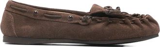P.A.R.O.S.H. P. A.R. O.S. H. Squoshoe26 Fringe Loafer Suede