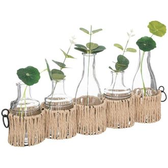 Atmosphera Atmosphera - Lote De 5 Soliflores - Cristal - H29 -5 Cm Cr&eacute;ateur DInt&eacute;rieur