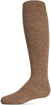 MeMoi Soft Pima Cotton Opaque Tights in Latte at Nordstrom, Size 18-24M