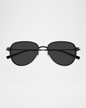 Saint Laurent Men & apos;s SL 772 Metal Aviator Sunglasses