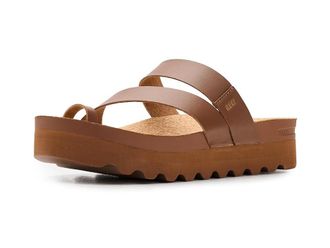 Reef Vista Hi Layla Womens Sandals Chocolate : 7.5 M, Synthetic