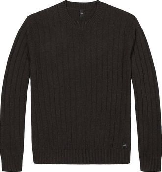 Wahts Mens Knitwear Dark Brown Melange / XXL