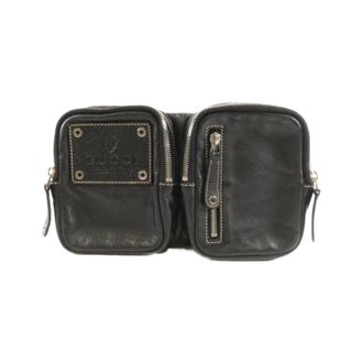 Gucci Black Leather Fanny Pack (Pre-Owned)