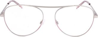 M Missoni Ladies Silver Tone Pilot Eyeglass Frames MMI-0023-2