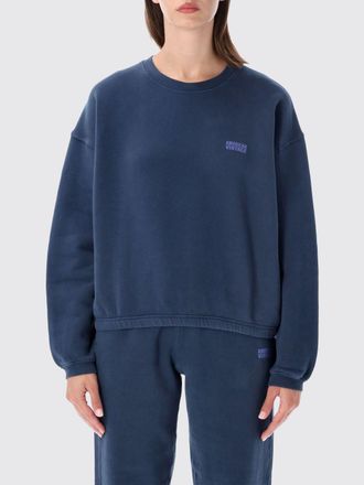 American Vintage Felpa girocollo in cotone relaxed fit con spalle cadute