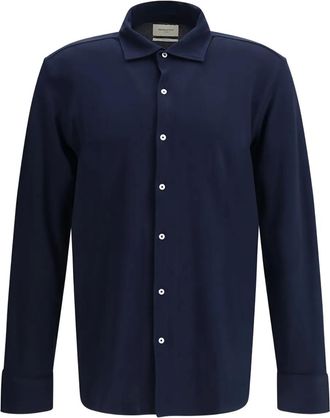 Brooksfield Camicia in cotone - Blu