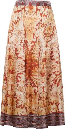 Pierre-Louis Mascia Zijden plooirok - Beige