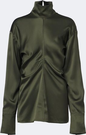 Toteme Blusa Slouch in raso cr&ecirc;pe