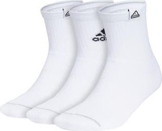 adidas 3-Pack AEROREADY 3.0 Cushioned Sport Quarter Socks in White/Black at Nordstrom Rack, Size Large