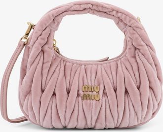 Miu Miu Mini borsa a tracolla Wander in velluto matelassé - MIU MIU - gender_Woman