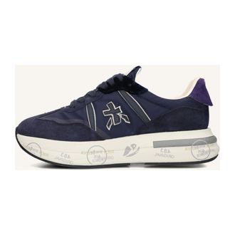 Premiata Cassie Sneakers - Dames - Schoenen - Blauw - Maat: 40 EU Leer