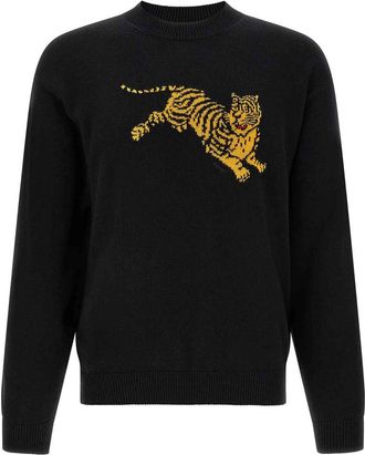 Kenzo Jumping Tiger Intarsia Sweater