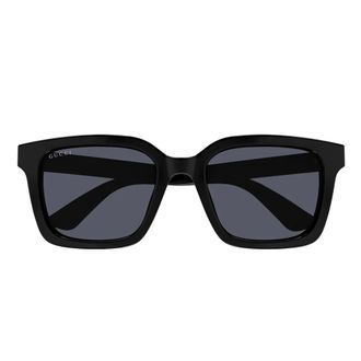 Gucci Sunglasses, unisex, Black, Size: 54 MM Rectangular Sunglasses