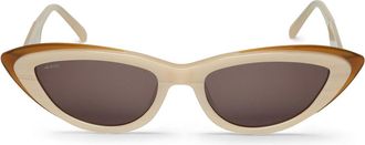 Mr.Boho Seongsu BRS2-08 Womens Sunglasses Brown Size 54