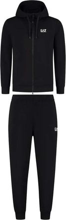 Emporio Armani Dynamische Stijl Zwart Trainingspak - Heren - Trainingspakken - Zwart - 3XL - Katoen - Fitness