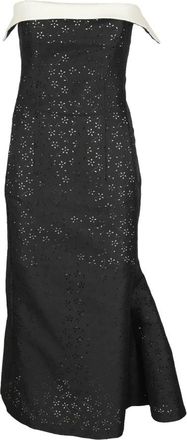 Philosophy di Lorenzo Serafini Elegante Radzmir Jurk - Dames - Feestkleedjes - Zwart - S - Polyester - Kleedjes