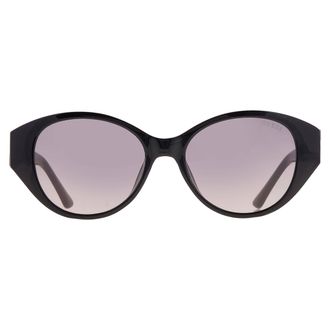 Guess Smoke Gradient Oval Ladies Sunglasses GF6194 01B 53