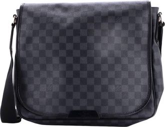 Louis Vuitton Black Damier Graphite Daniel Mm (Authentic Pre-Loved)