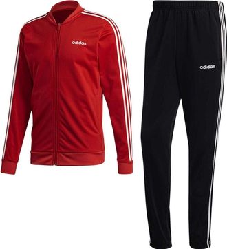 adidas 3-Stripes Sports Set Asia Sizing Red Black FM6308