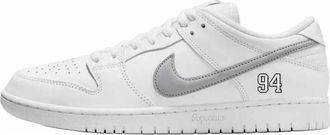 adidas Nike x Supreme SB Dunk Low 94 White Metallic Silver HQ8487-100