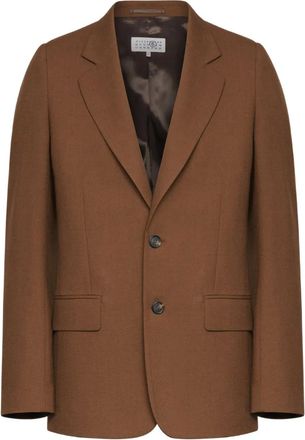 Maison Margiela Blazer monopetto sartoriale - Marrone