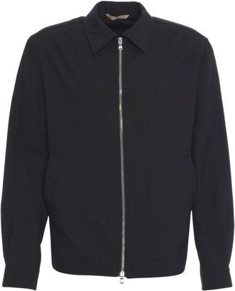 BRIGLIA 1949 Minimalist Two-Way Zip Jacket With Shirt-Style Collar