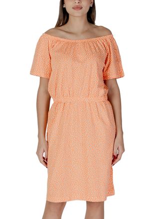 b.young Offshoulder Mini-jurk met Korte Mouwen