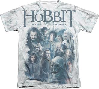 Gildan Hobbit Ready For Battle Adult Poly/Cotton Short Sleeve Tee / T-Shirt
