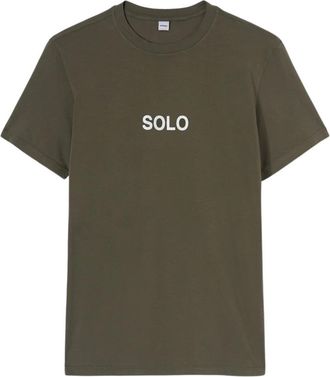 Aspesi Klassiek Militair T-shirt - Heren - T-shirts - Groen - XL - Katoen - Tops
