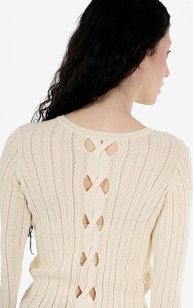 Sessun Alencar knitted jumper fleur de sel