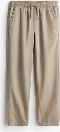 H&M Hose aus Leinenmix in Relaxed Fit - Beige