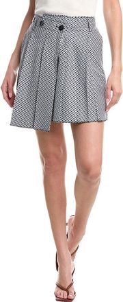 Maje Wool-Blend Mini Skirt