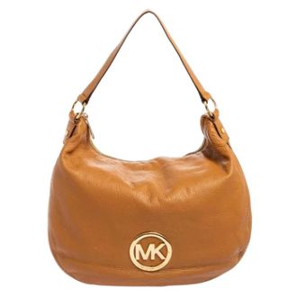 Michael Kors Pre-owned Shoulder Bags, female, Brown, Size: ONE SIZE Pre-owned Leather handbags