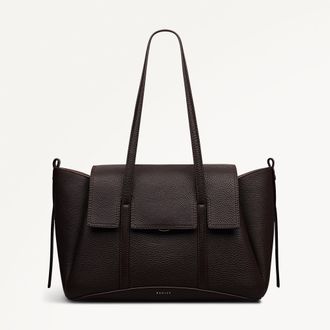 Radley London Dark Oak Medium Flapover Shoulder Bag The Chancery AW25 Radley London