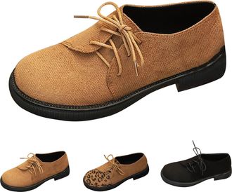 Generic Loafers & Moccasins for Women, Walking Shoes with Flat Heel, Round Toe, Ballerinas, Boat Shoes, Flat Sole, Moccasins, Retro Style, No Laces, Loafers, 