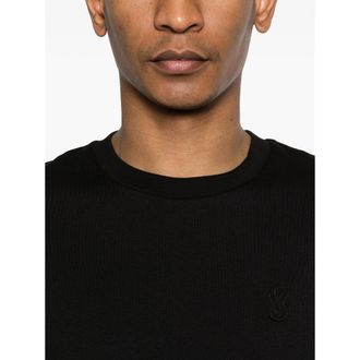 Vision Of Super Embroidered Cotton T-Shirt - Black