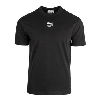 Lacoste Heren, Tops, Zwart, Maat: S Katoen