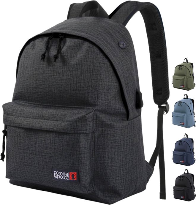 Coronel Tapiocca Umhängetasche Herren – Nylon Schultertasche Mit Reißverschluss, Praktisch & Robust, Ideal Für Alltag & Reisen