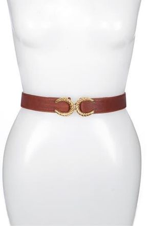 Raina Rama Mini Cici Leather Belt in Cognac at Nordstrom Rack