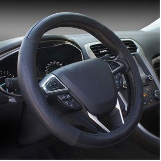 OEM Cubierta Para Volante - Caucho Flexible - Di&aacute;metro 38 Cm - Para Volante De Coche - 1 Unidad